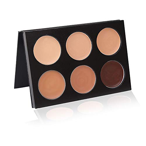 Mehron Makeup Mask Cover 6-Color Palette (Olive)