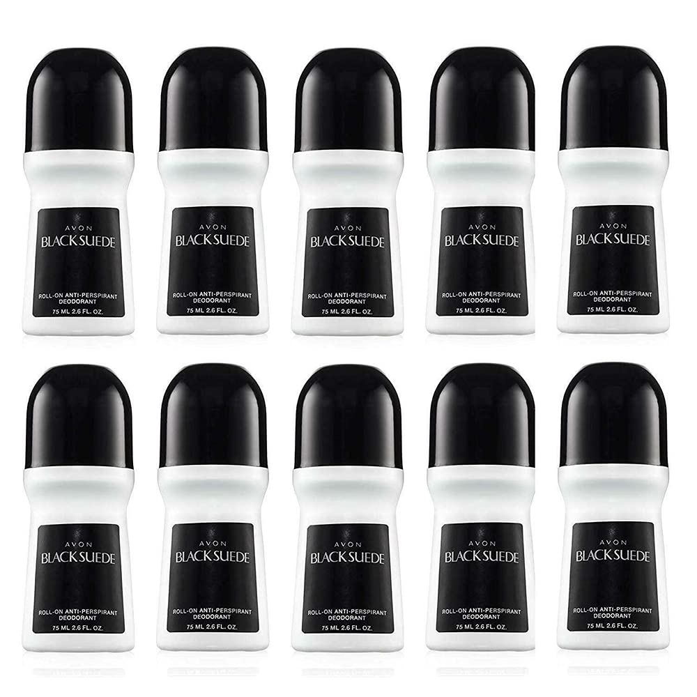 Avon Black Suede Deodorant 2.6 oz lot of 10