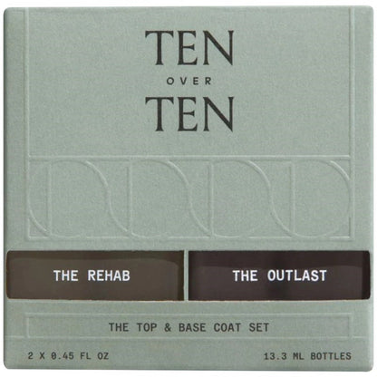 Tenoverten The Rehab Top & Base Coat Set - (2x 13.3 ml)