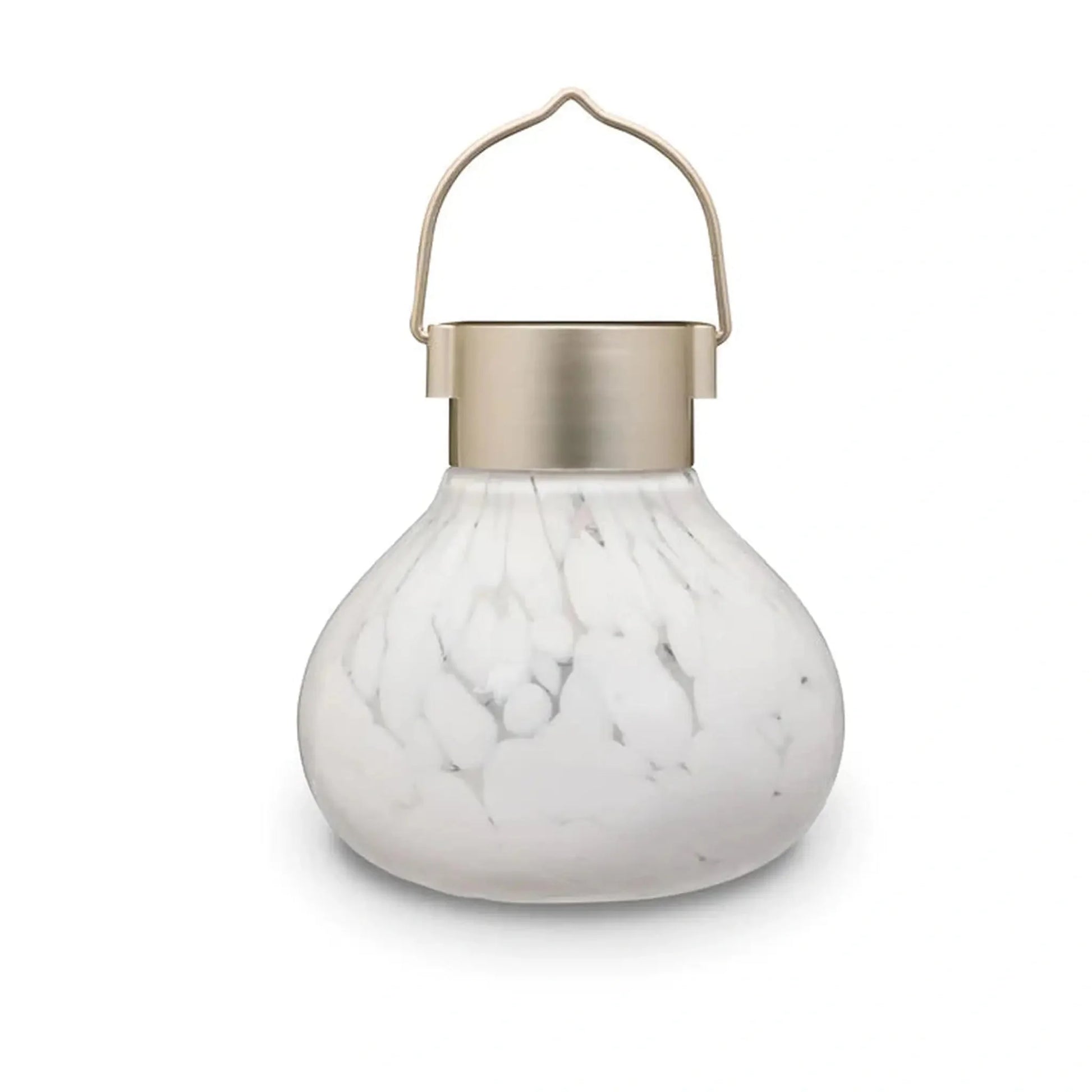 5" Handblown Glass Lantern