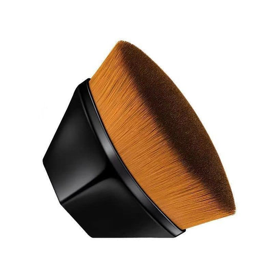 SUPER SOFT Foundation Makeup Brush Flat Top for Blending Liquid, Cream or Flawless Powder(black)
