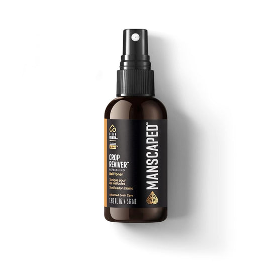 MANSCAPED¨ The Crop Reviverª, Hydrating & Refreshing Men's Body Toner Spray, Cooling Groin Spritz with Soothing Aloe Vera, 2oz (1 Pack)