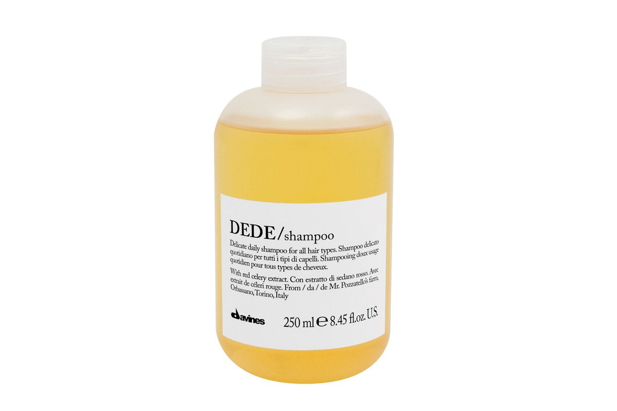 Davines DEDE Shampoo, Delicate Daily Cleansing for All Hair Types, Balance and Add Shine