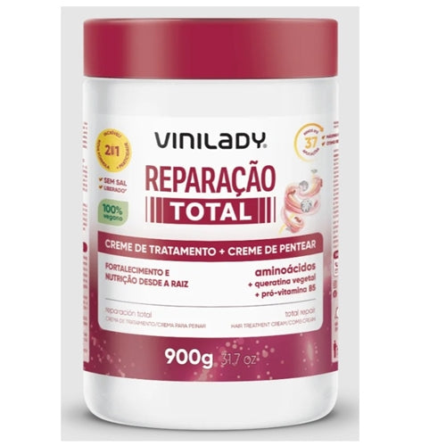 Vini Lady Total Repair Hair Treatment Cream 900g