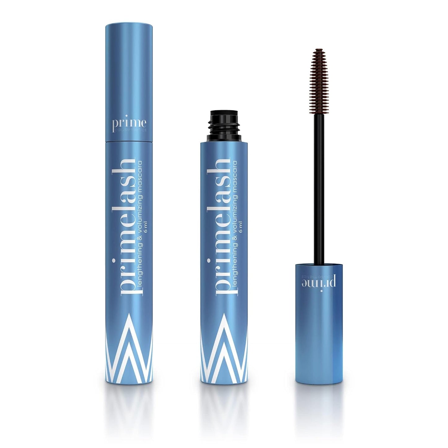 PrimeLash Mascara for Older Women – Volumizing, Incredible Length in 2 Coats – Long-Stay, Zero Clumps, Hypoallergenic (Brown)