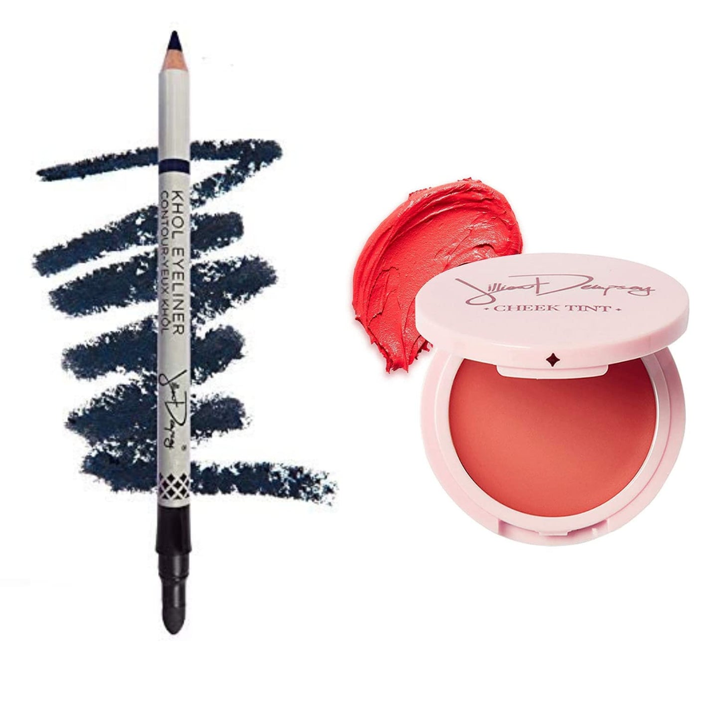 Jillian Dempsey Khôl Eyeliner in Black Sapphire + Cheek Tint Rosy