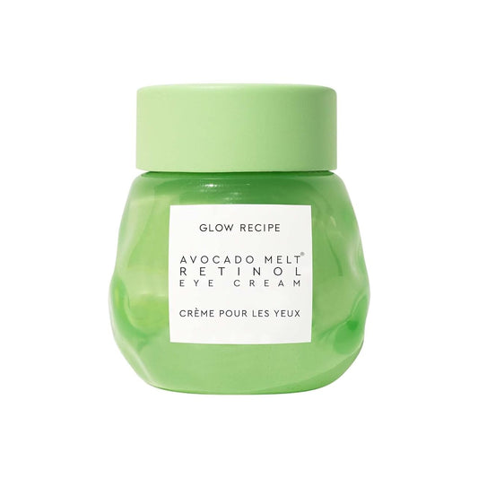 Glow Recipe Avocado Melt Retinol Eye Cream - Overnight Under Eye Cream w/ Avocado for Dark Circles and Puffiness with Niacinamide + Coffeeberry - Retinol Moisturizing Eye Treatment with Avocado (15ml)