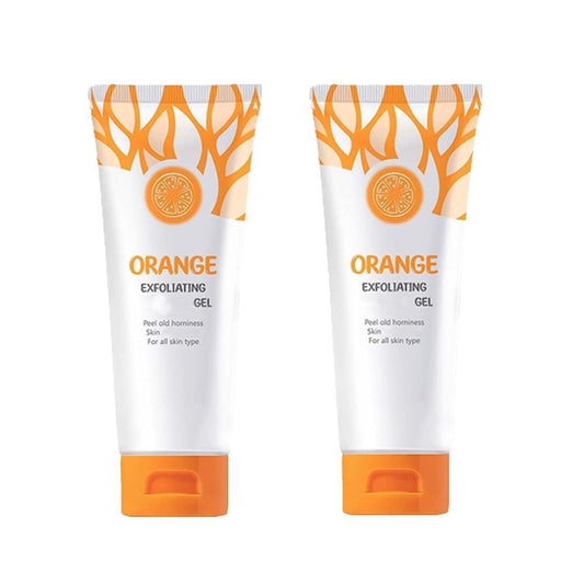 Orange Exfoliating Whitening Gel, Gmeelan Orange Exfoliating Whitening Gel, Gmeelan Exfoliating Gel, Orange Exfoliating Gel Face Whitening, Gluta Whitening Lazy Cream Korean (2 bottle)