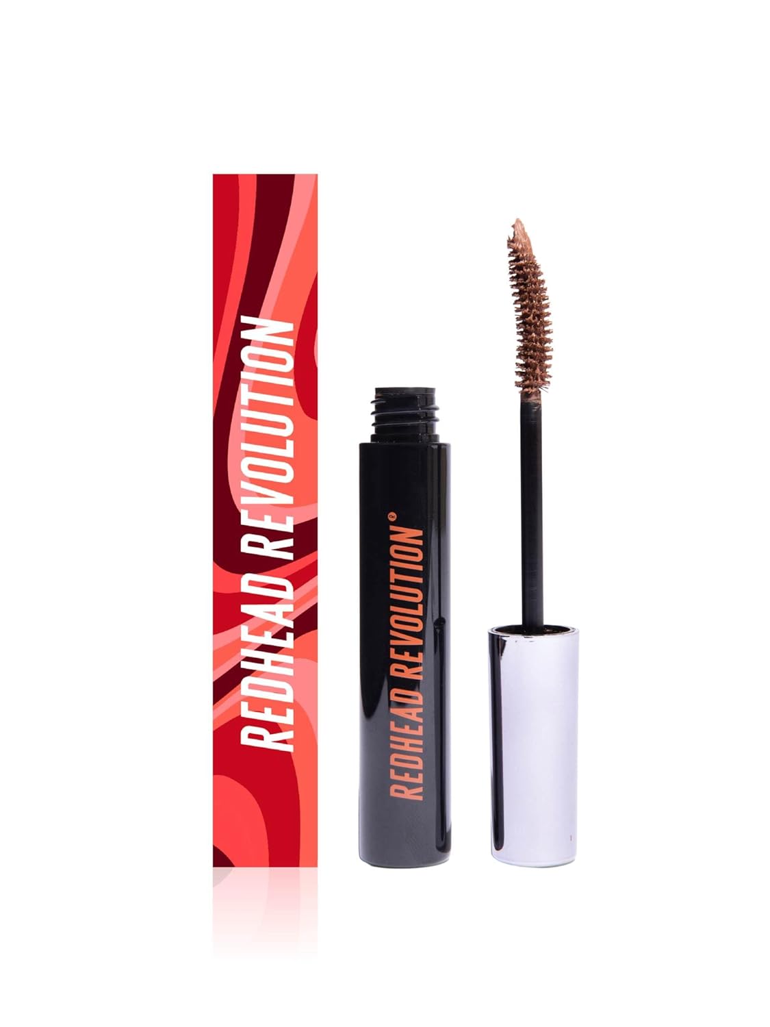 Redhead Revolution's Vegan Gingerlash Redhead Mascara | Light Brown Mascara for Redheads & Blondes (Genuine Ginger)