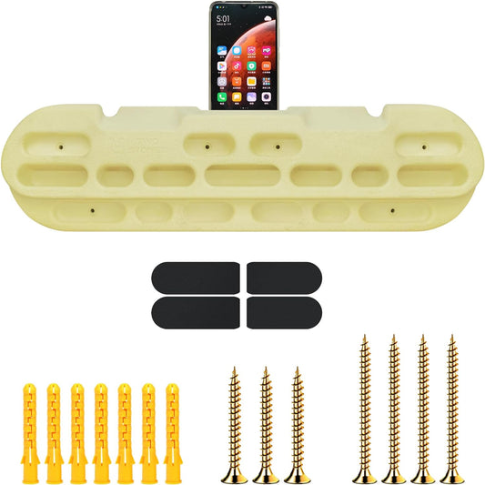 TWO STONES Hangboard Rock Climbing | Hang Board | Climbing Board | Rock Climbing Fingerboard | Rock Climbing Holds for Rock Climbers