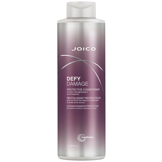 Joico Defy Damage Protective Conditioner | For Color-Treated Hair | Strengthen Bonds & Preserve Hair Color | With Moringa Seed Oil & Arginine