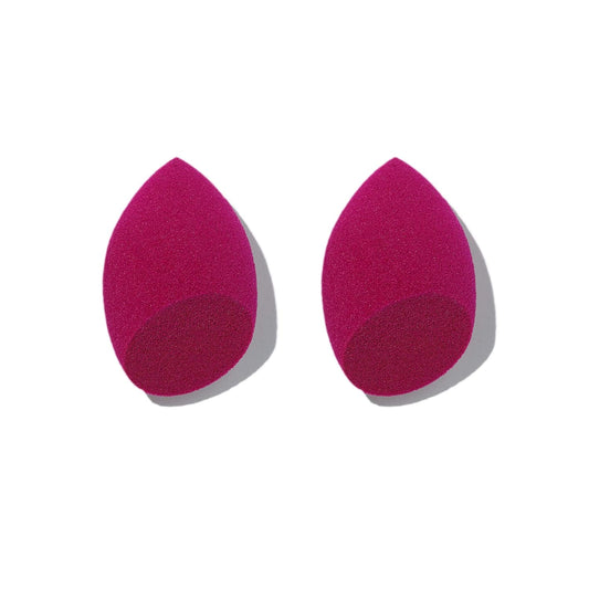 e.l.f. Cosmetics Total Face Sponge Duo, 2 Count, Fuchsia Pink