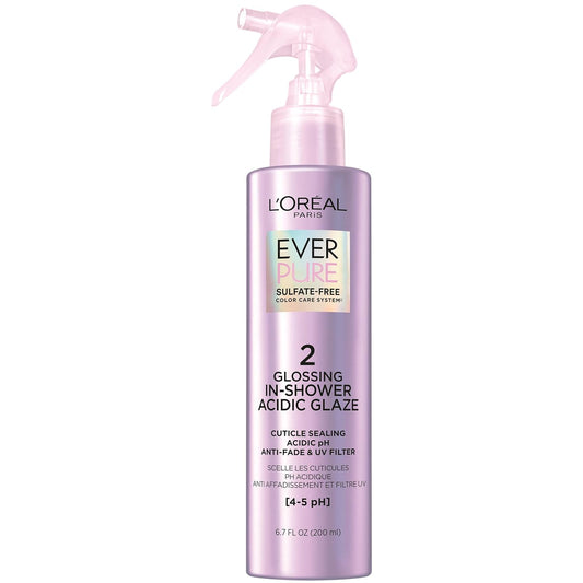 LÕOrŽal Paris Glossing Glaze, Intensifies Hair's Shine, Sulfate Free, EverPure 6.7 fl oz