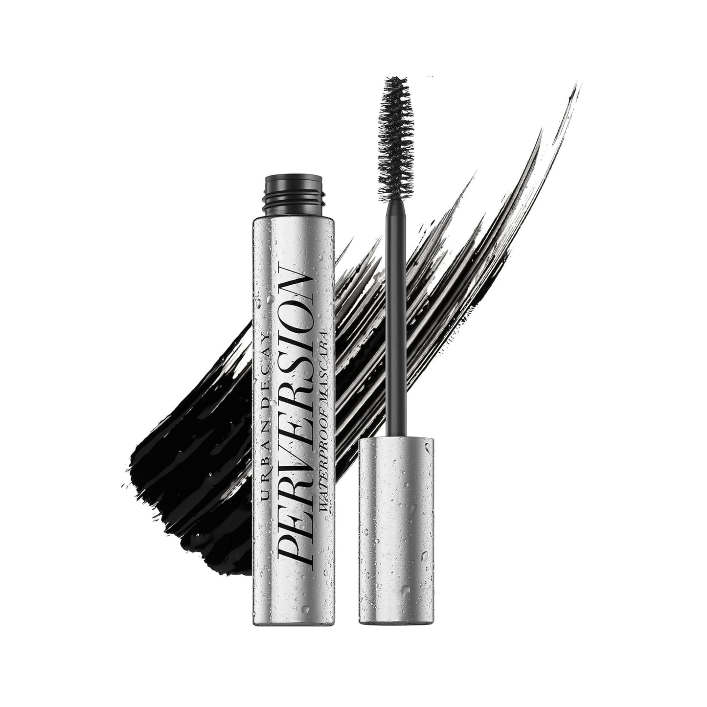 Urban Decay Perversion Volumizing Mascara, Black Lengthening Mascara, Buildable Lash Volume & Length, Longwear, Non-waterproof, Clump-free Lash Lift, Cruelty-free, Paraben-free, Intense Black