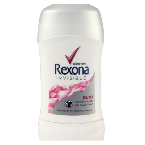 Rexona Invisible Pure Antiperspirant Stick 40ml