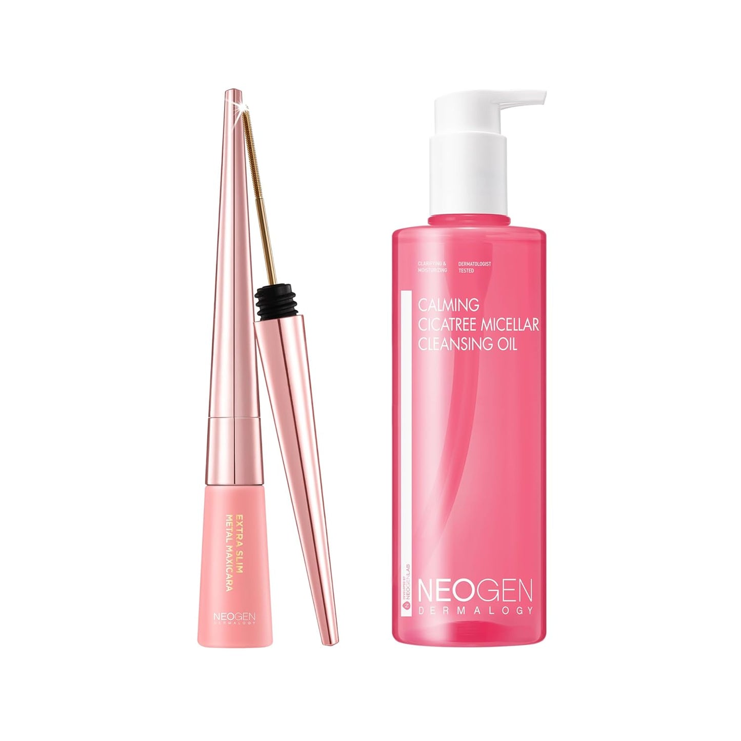 Neogen Slim Metal Mascara Black and Micellar Cleansing Oil