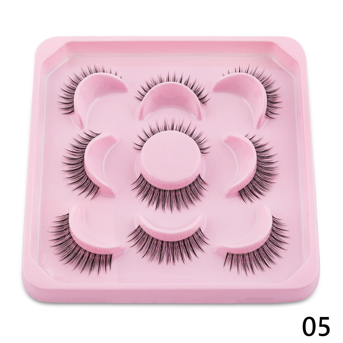 Natural 3D Faux Mink Lashes - Soft and Long-Lasting False Eyelashes with Transparent Roots