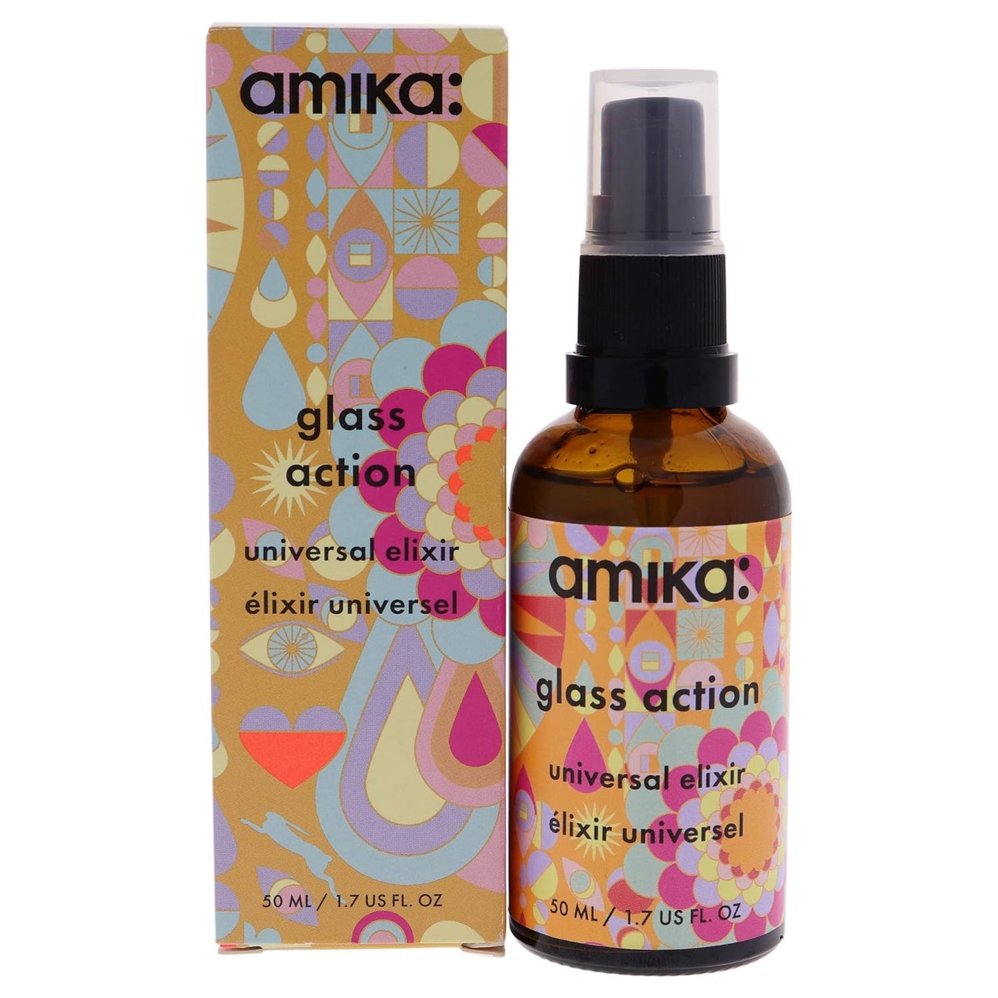 amika glass action hydrating hair oil, 1.7 Fl oz