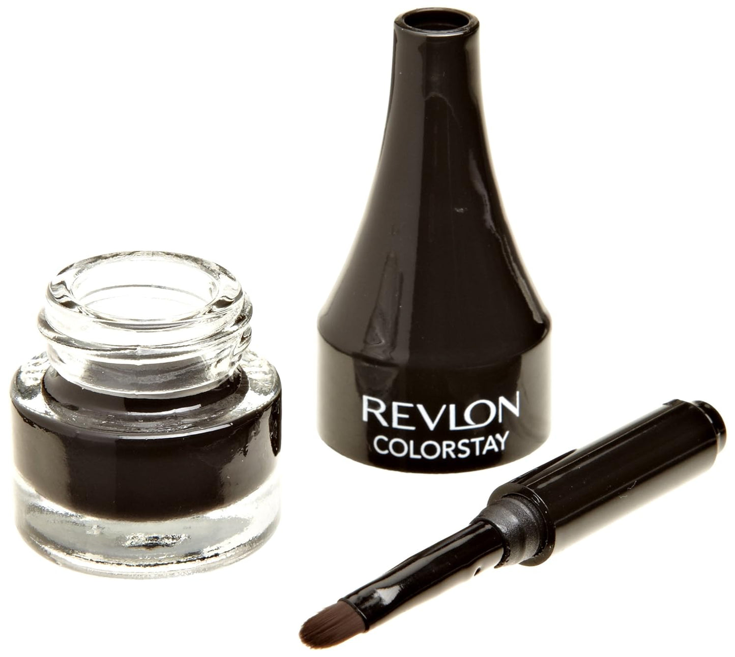 Revlon Cr�me Gel Eyeliner Cr�me, ColorStay Eye Makeup, Waterproof, Smudgeproof, Longwearing with Precision Brush Applicator, 001 Black, 0.01 Oz