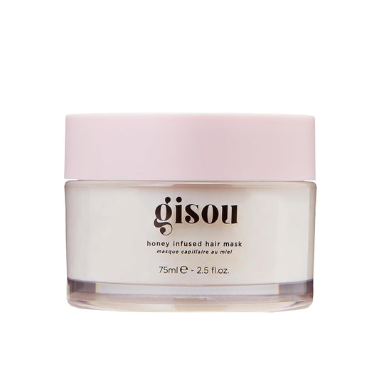 Gisou Honey Infused Hair Mask Travel Size to Hydrate and Repair for Softer, Stronger, More Manageable Hair, Mini TSA-Approved Mask (2.5 fl oz)
