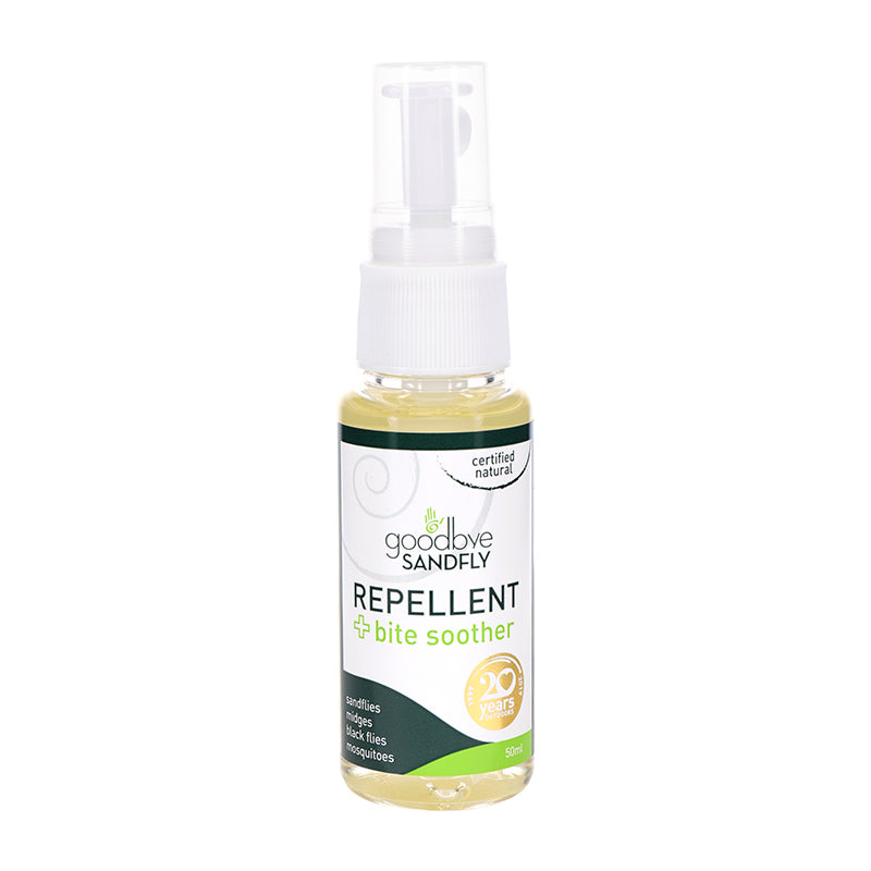 Goodbye SANDFLY Bug Repellent + Bite Soother 50ML Spray