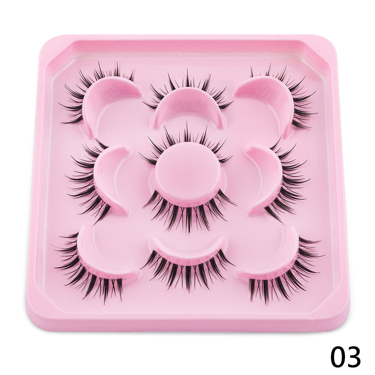 Natural 3D Faux Mink Lashes - Soft and Long-Lasting False Eyelashes with Transparent Roots