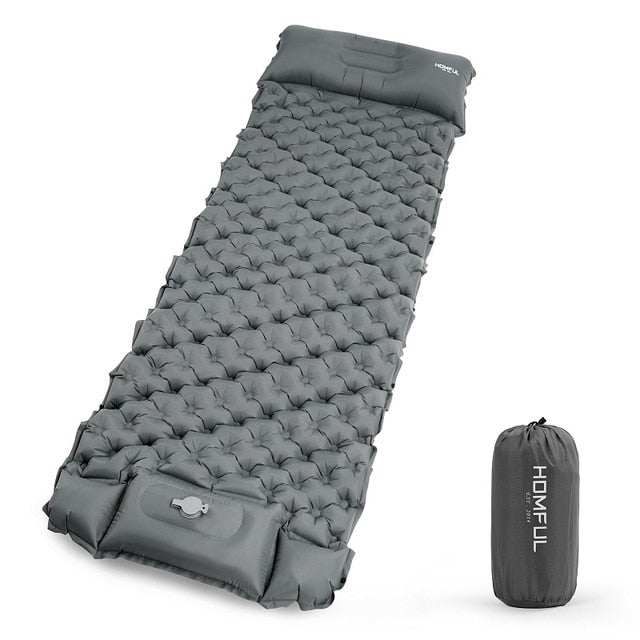 Outdoor Inflatable Sleeping Pad: Ultra-Light Travel Comfort for Camping and Hiking