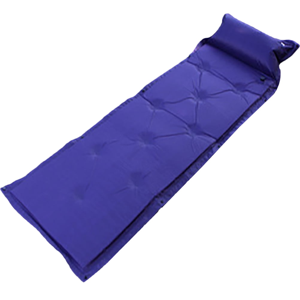 Onaparter Air Mattress Camping Dampproof Sleeping Convenient Pad Inflatable Outdoor Supply Foldable Twin Foam Travel £¨Blue£©