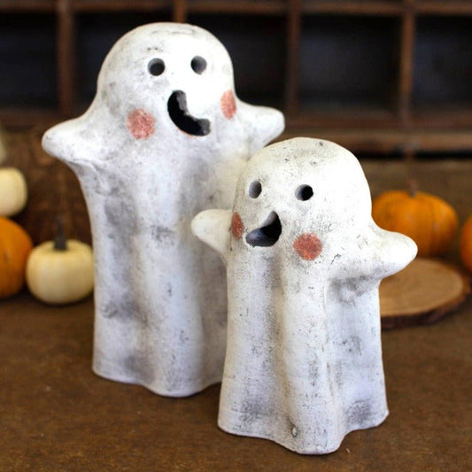 Clay Ghost Lanterns