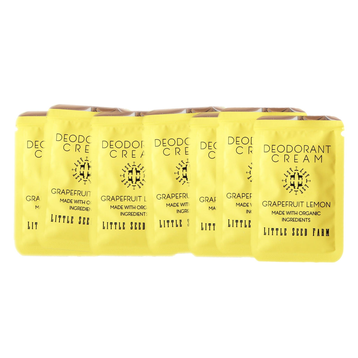 Travel Pack - Eight Organic Deodorant Cream Pouches