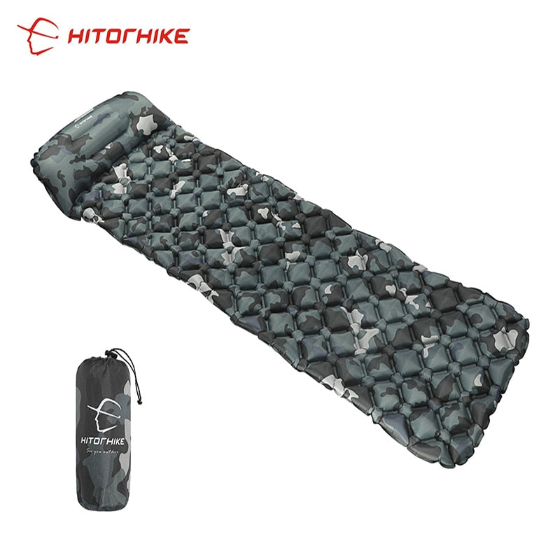 Outdoor Inflatable Sleeping Pad: Ultra-Light Travel Comfort for Camping and Hiking