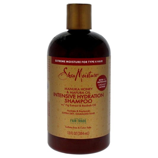 Manuka Honey & Mafura Oil Intensive Hydration Shampoo by Shea Moisture for Unisex - 13 oz Shampoo