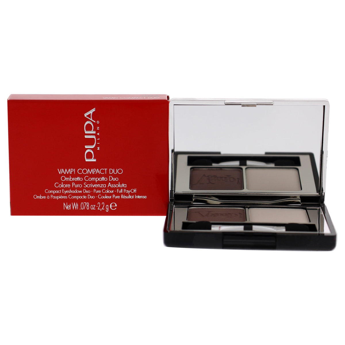 Vamp! Compact Duo Eyeshadow - 006 Brown Vanilla