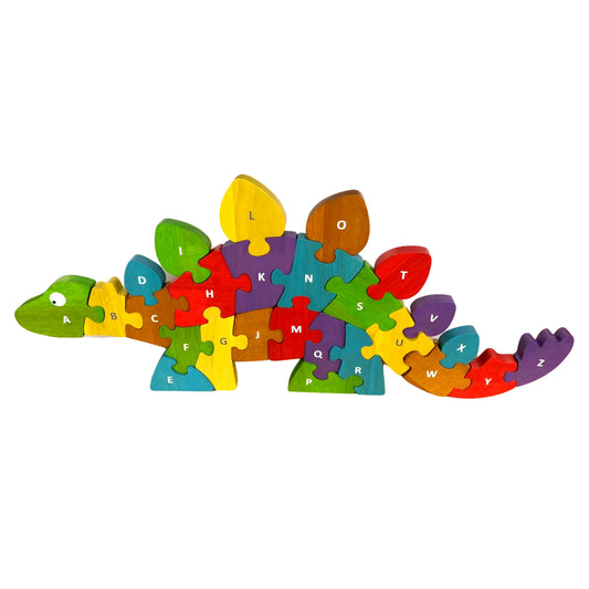 Begin Again Jumbo Dino A to Z Wooden Floor Puzzle