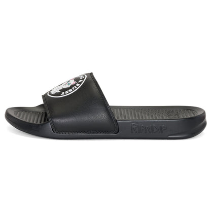Stop Being A Pussy Slides (Black)
