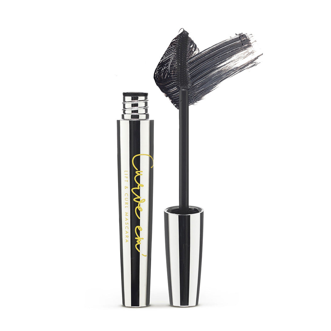 Mascara de pestañas Curve Em' Lift & Curl Kara Beauty - Venta al por mayor 4 Unidades (EMC01Y)