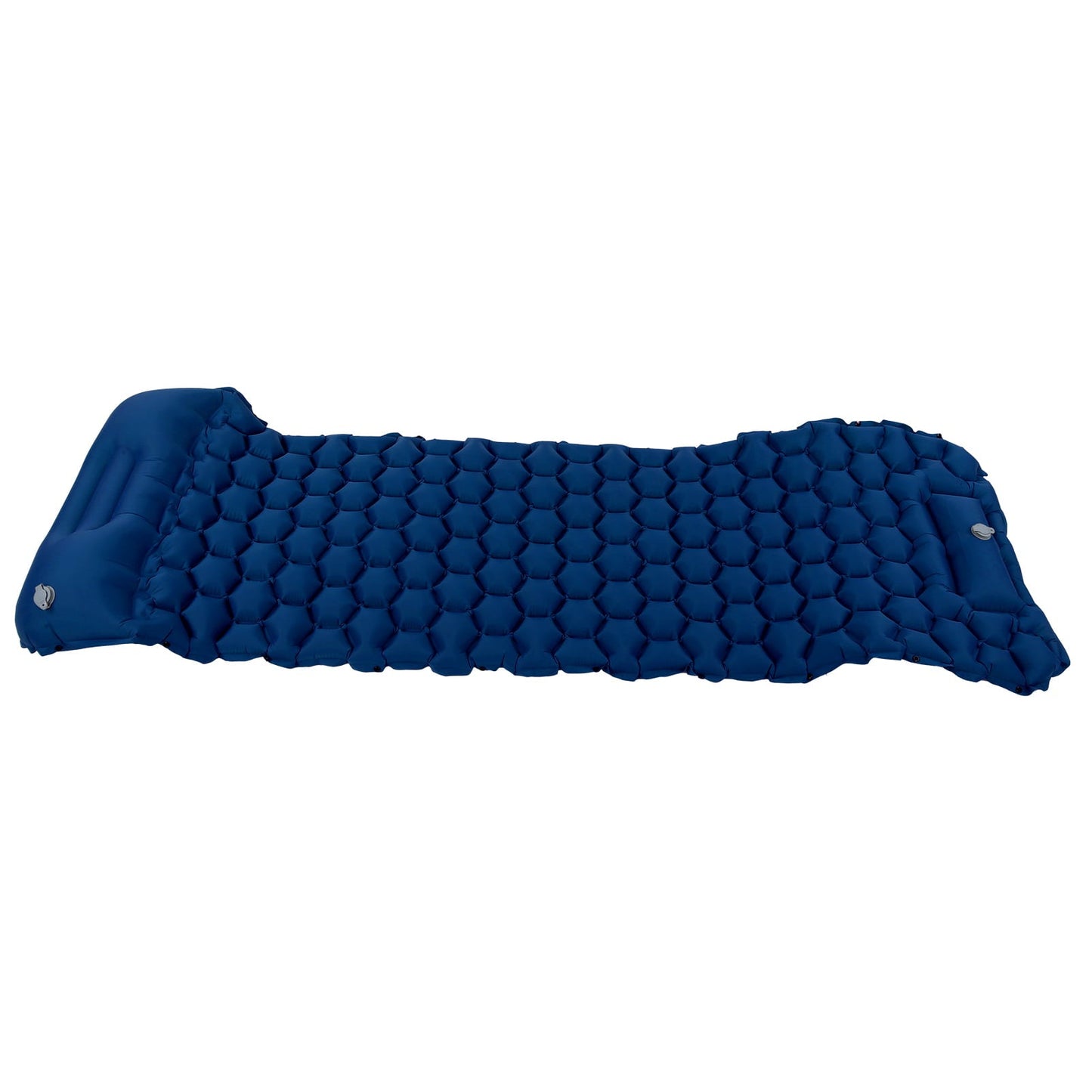 LaMaz Camping Sleeping Pad Mat Foot Press Inflatable Cushion Mattress for Tent Hiking TravelPurplish Blue