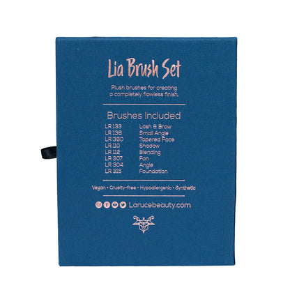 Lia 8-Piece Makeup Brush Set