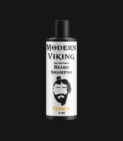 Citrus Beard Shampoo Beard Washes & Conditioners Modern Viking Beard Co. 4 oz bottle
