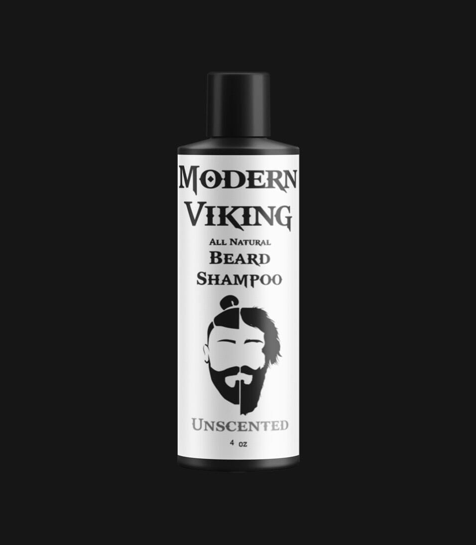 Unscented Beard Shampoo Beard Washes & Conditioners Modern Viking Beard Co. 4 oz Bottle