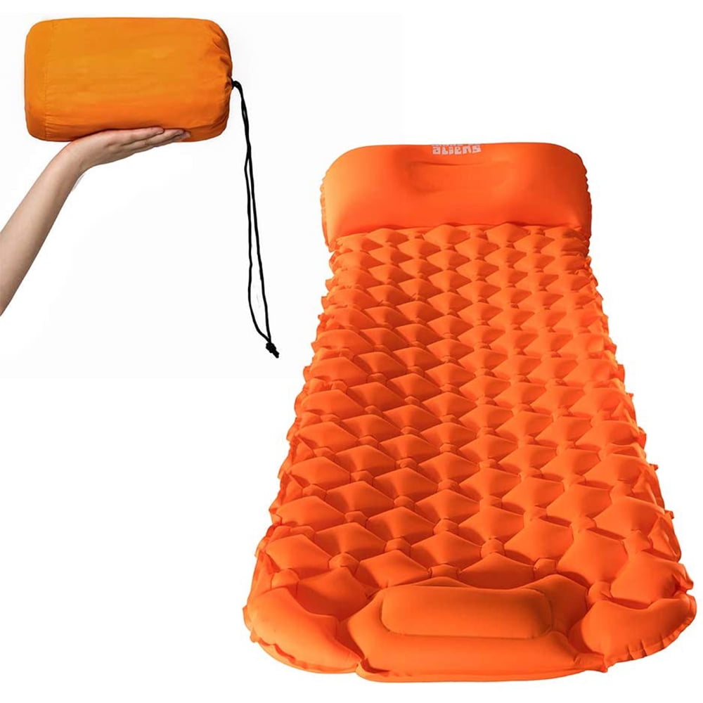 Made by Aliens Camping Sleeping Pad Mat with Air Pillow Waterproof Length 78' Width 23'