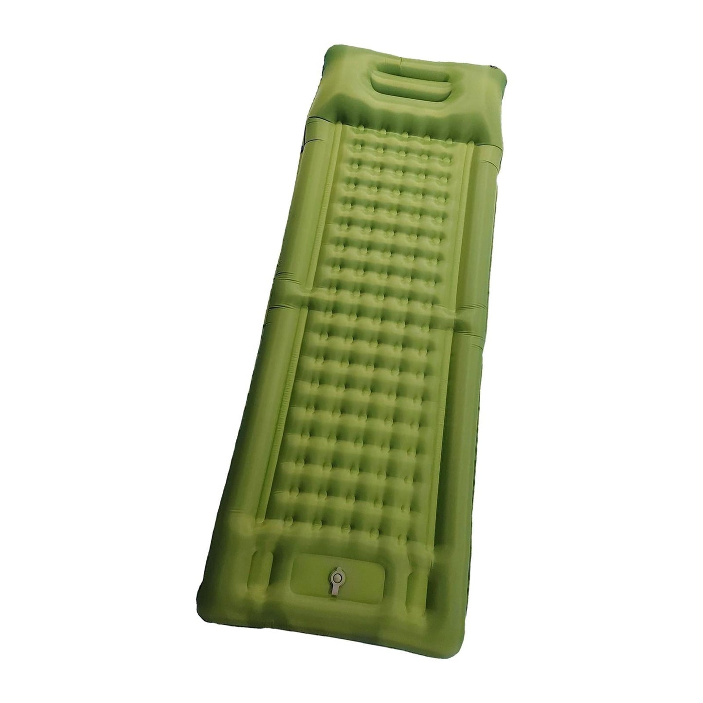 Miulika Inflatable Sleeping Mat Camping Sleeping Pad with Pillow for Outdoor Camping Green