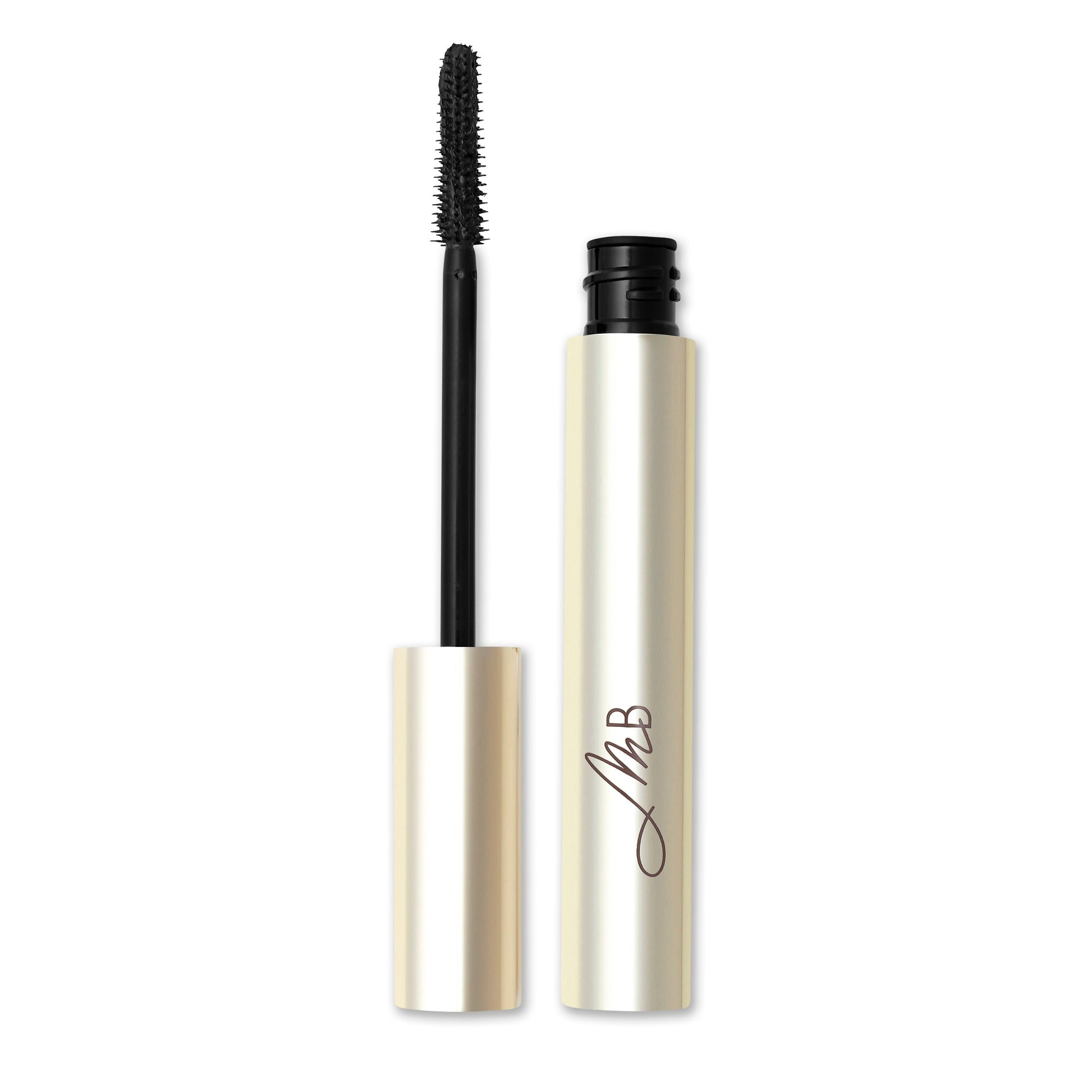 A lightweight vegan mascara that uses algae extract to thicken and lengthen lashes over time. Natural, buildable, comfortable wear.