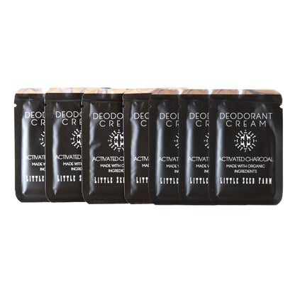 Travel Pack - Eight Organic Deodorant Cream Pouches