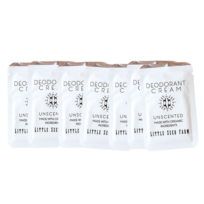 Travel Pack - Eight Organic Deodorant Cream Pouches