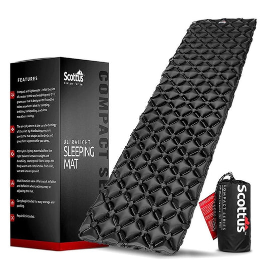 Outdoor Camping Equipment Ultra-light Folding Inflatable Pad Outdoor Tent Sleeping Pad Single Camping Moisture-proof Pad