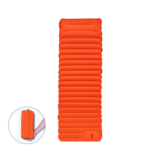 QISIWOLE Inflatable Camping Sleeping Pads w/Pillow, Upgraded Ultralight Air Sleeping Mat with Pump Waterproof for Camping, Backpacking, Hiking, Compact & Lightweight Outdoor Air Mattress