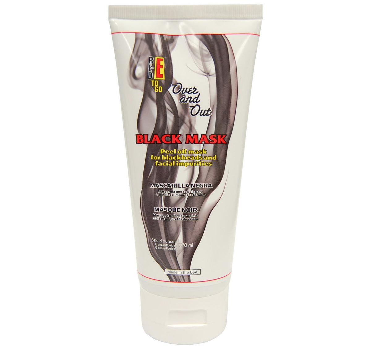 Red E To Go Over and Out Black Mask 6oz