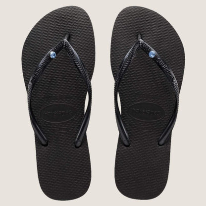 Havaianas Slim Coloured Crystal Thong