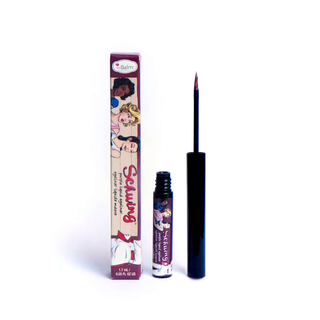 The Balm Cosmetics Schwing Liquid Eyeliner Eyeliner Purple